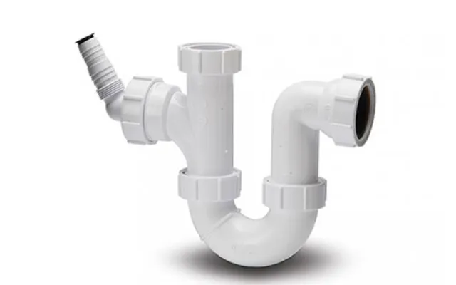 Polypipe Washing Machine Half Trap 40mm With Adaptor & 75mm Seal product image