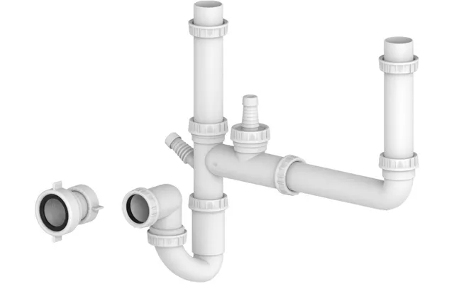 Prima Two Bowl Plumbing Kit Cpr108