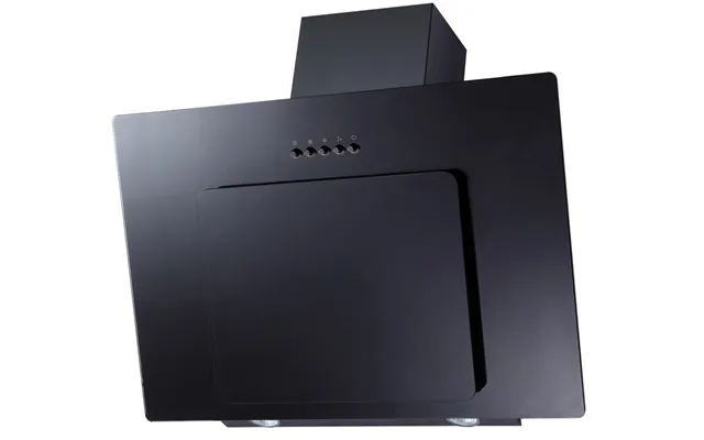 Prima Wall Mounted Angled Chimney Hood 70cm - Black Prae0020