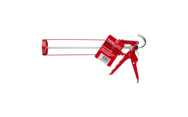 Prodec Extra Strong Heavy Duty 400ml Caulking Gun - Red