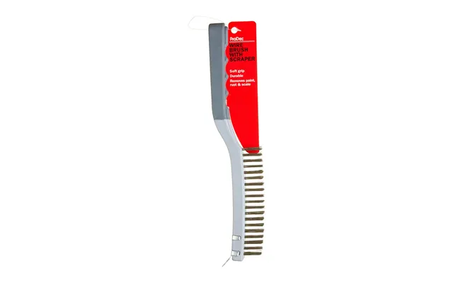 Prodec Wire Brush With Scraper 14
