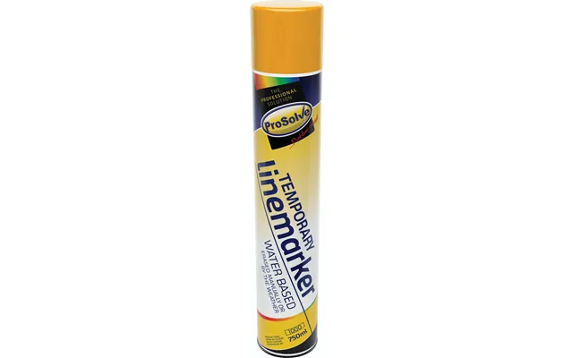 Prosolve Temporary Line Marking Paint Aerosol 750ml Yellow