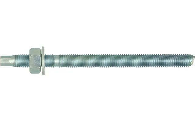Rawlplug R-stud Metric Threaded Rods 10mm X 130mm - Silver Bzp Bag Of 5