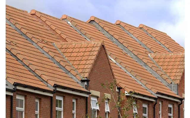 Redland Double Roman Concrete Roof Tile - Breckland Brown