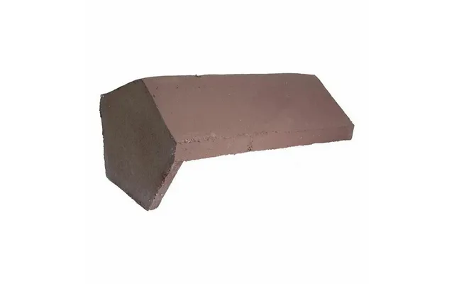 Redland Universal Angle Block End Ridge - 36 Tudor Brown