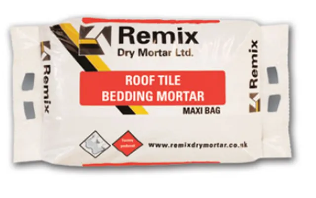 Remix Roof Tile Bedding Mortar 20kg Maxi Bag - Natural