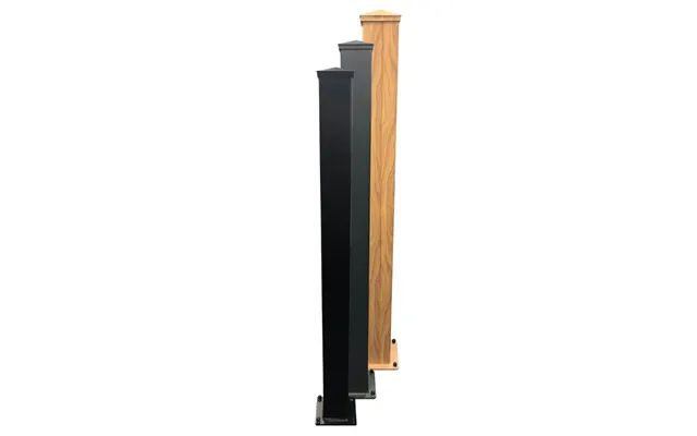 Rmg Aluminium Gate Post & Cap 100 X 100 X 2400mm - Anthracite Grey