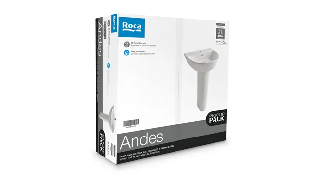 Roca Andes Basin 1th And Pedestal Pick-up Pack - White