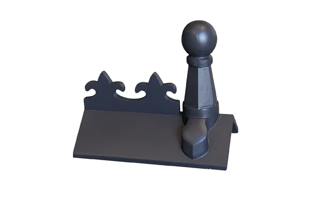 Rock Roofing Pawn Ball Finial 75 Plain Angle Fleur-de-lys - Warm Grey