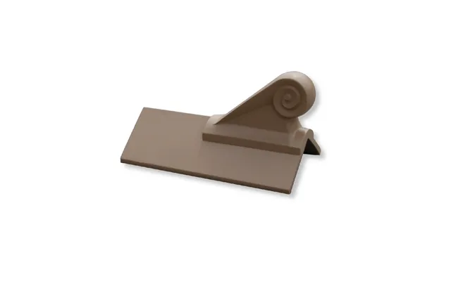 Rock Roofing Scroll Finial 105 Plain Angle - Buff