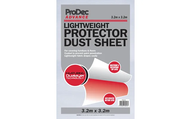 Rodo Prodec Lightweight Dust Sheet Non Woven 3.2 X 3.2mtr
