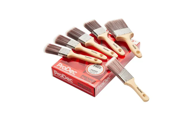 Rodo Prodec Premier Synthetic Brush Set Incl. Woodworker Brush 6 Piece