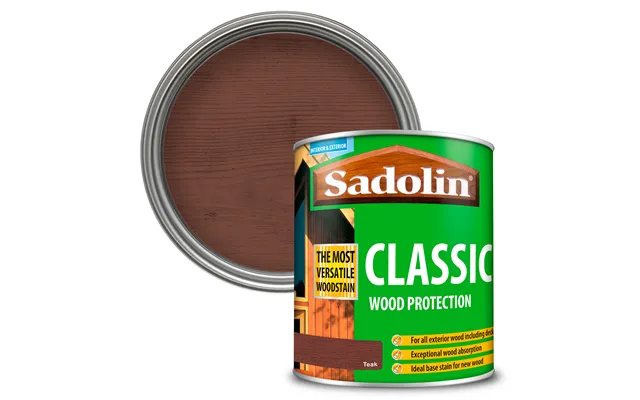Sadolin Classic Woodstain 1ltr - Teak