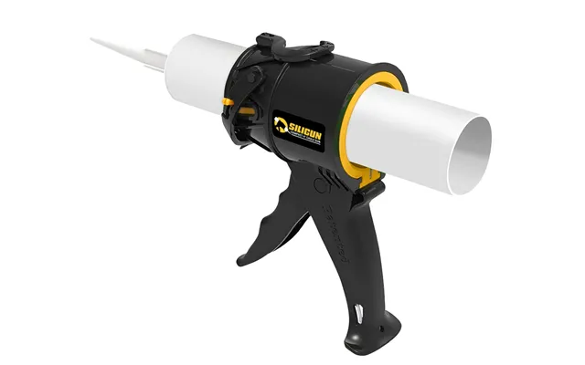 Siligun Classic Compact Silicone Gun - Black Yellow