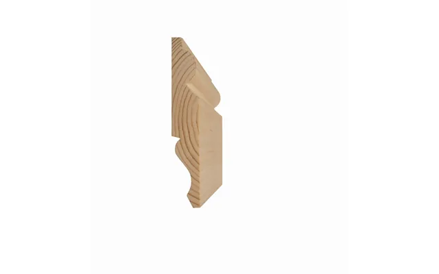 Snows Dual Sided Torus Ogee Timber Skirting - Us Redwood