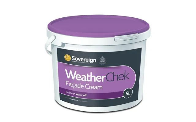Sovereign Weather-chek Façade Cream 5ltr