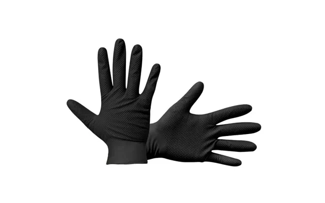 Sumogrip Diamond Nitrile Powder Free Disposable Gloves - Black Box 50