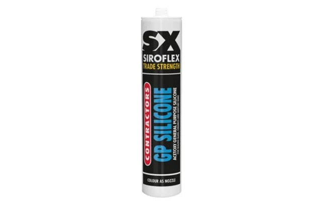 Sx Contractors Gp Silicone 300ml - White