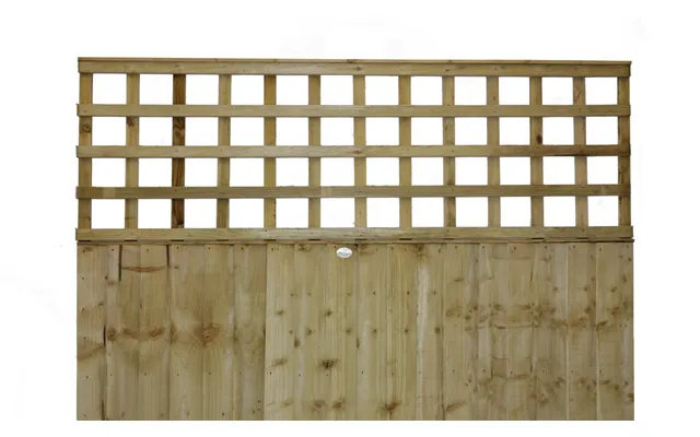 Tafs Pressure Treated Square Trellis 6' X 2' - Green Finish