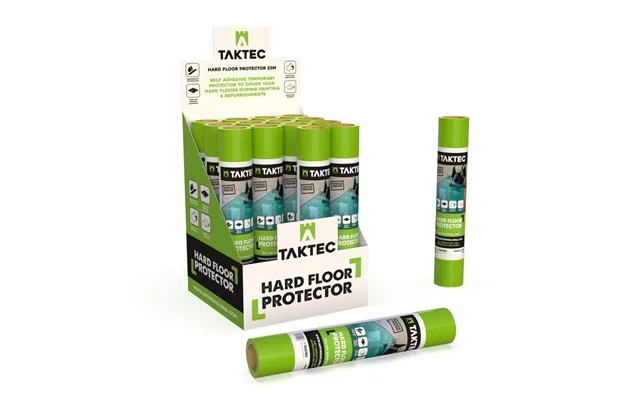 Taktec Hard Surface Protection Film 600mm X 25mtr Roll - Aqua