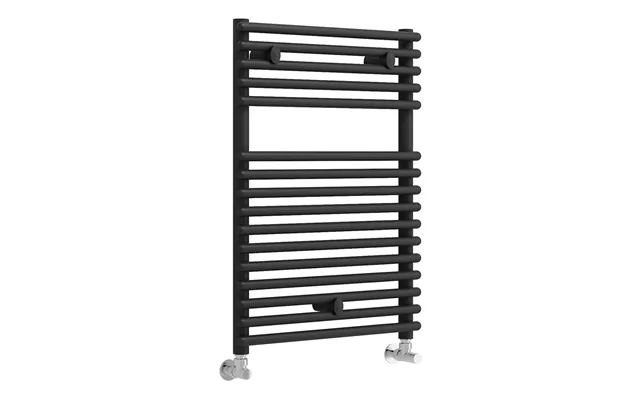Tiesto Round Ladder Radiator 500 X 730mm Black