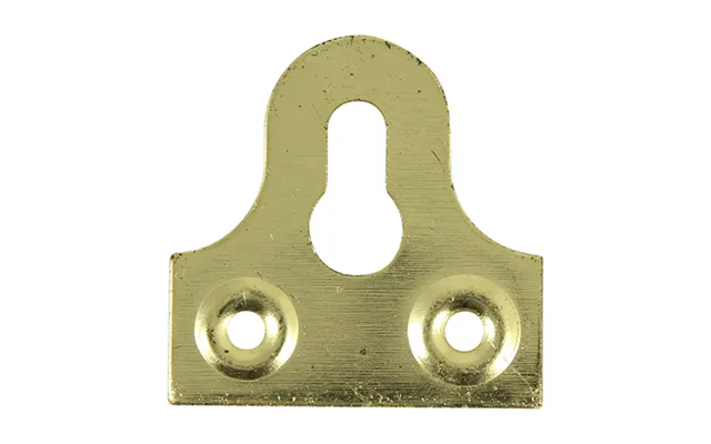 Timco Mirror Plate Slotted 38mm Eb Pack Of 4