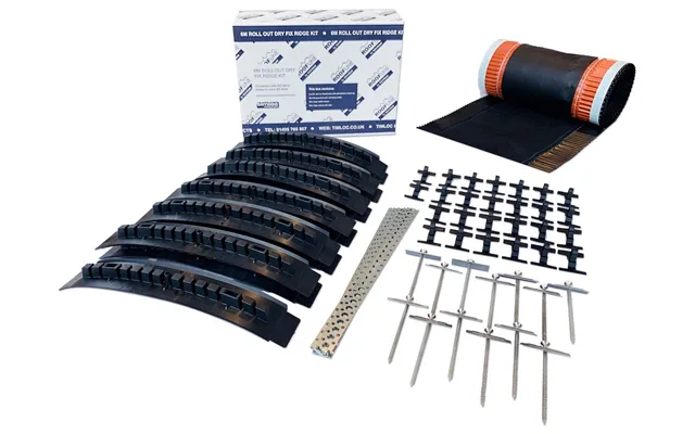 Timloc Dry Fix Roll Out Ridge System Pack 6m - Black