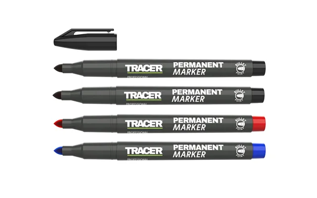 Tracer Permanent Markers - Pack Of 4