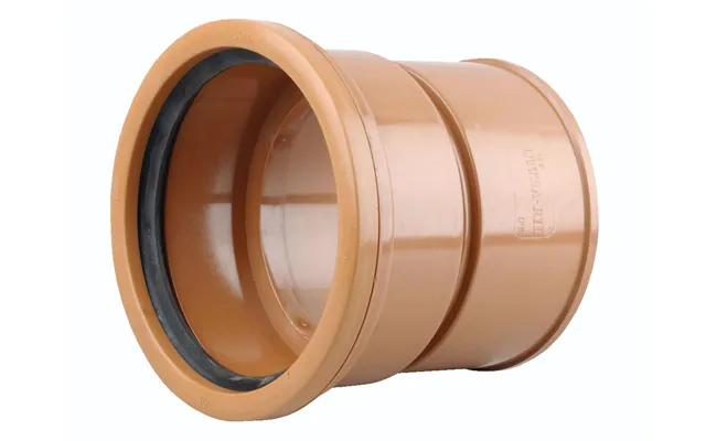 Ultrarib Double Socket Adaptor - Thin Wall Clay Spigot Bn 150mm Sn8 product image