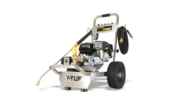 V-tuf Gb065 Honda Petrol Pressure Washer With Gearbox 6.5hp 200bar Stainless Steel Frame