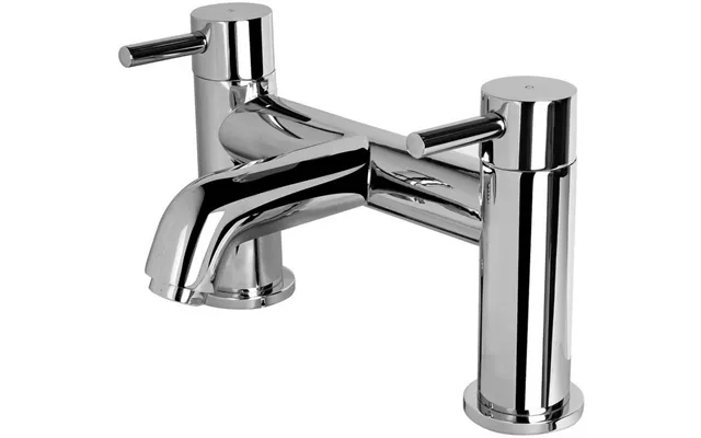 Vema Maira Deck Mounted Bath Taps - Chrome