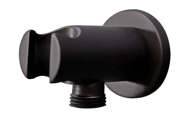 Vema Timea Wall Union & Shower Holder - Matt Black