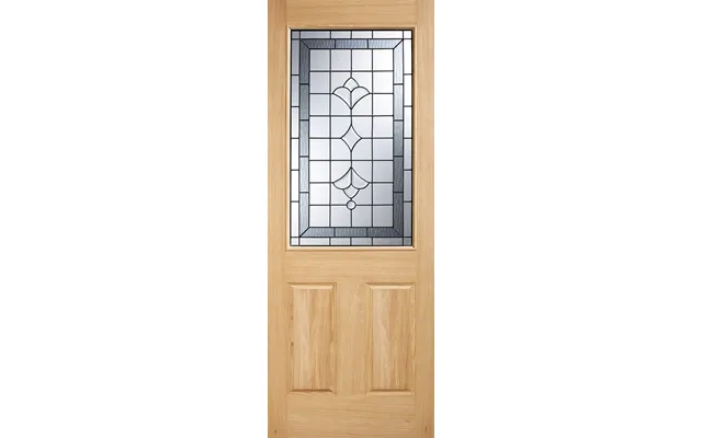 Winchester Oak External Door - Part L 1l Part Obscure Dg 2032 X 813mm
