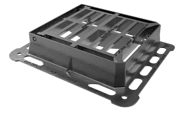 Wrekin D400 Tristar Straight Bar Gully Grate - 430 X 370 X 100mm