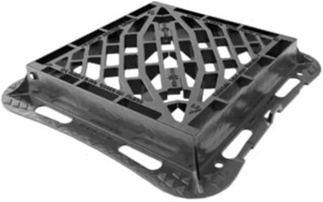 Wrekin D400 Triway 4-flange Gully Grating 600 X 600 X 100mm