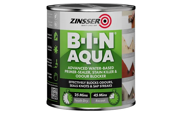 Zinsser B-i-n Aqua 5ltr - White
