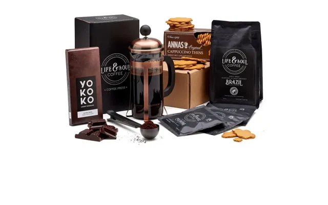 Luxury Cafetiere And Treats Box