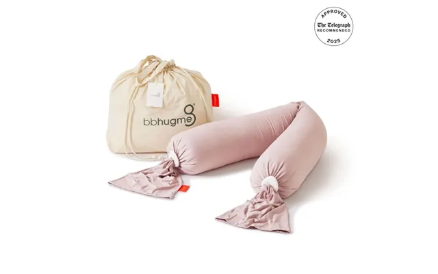 Bbhugme Pregnancy Pillow- Dusty Pink