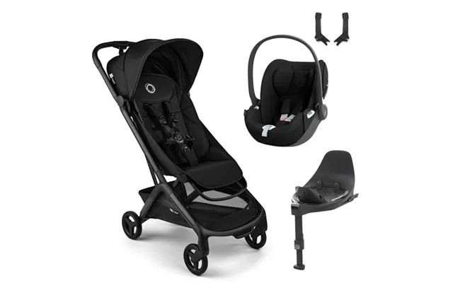 Bugaboo Butterfly 2 Cybex Cloud T Travel System- Heritage Black