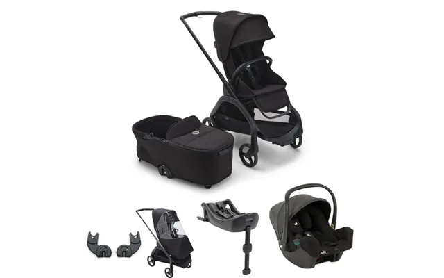Bugaboo Dragonfly I-snug Travel System- Midnight Black - Without Accessories