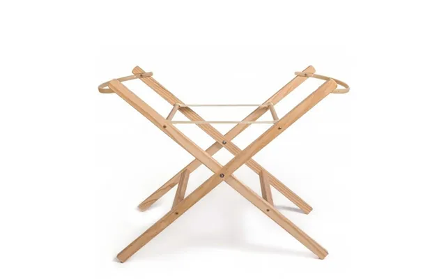 Clair De Lune Folding Wooden Moses Basket Stand - Wooden