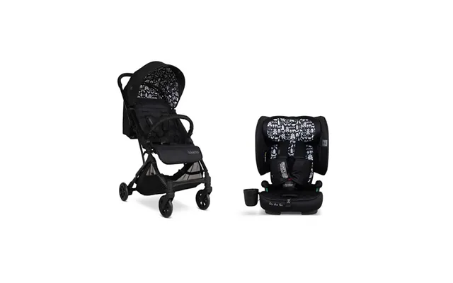 Cosatto Travel Lite Yo Stroller On The Go Car Seat Bundle- Silhouette