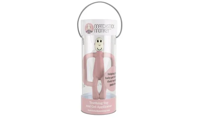 Matchstick Monkey Dusty Pink Original Teething Toy - Dusty Pink
