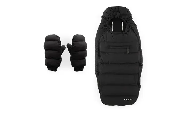 Nuna Winter Stroller Set- Footmuff Handmuffs- Caviar