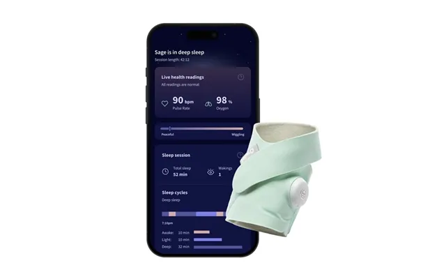 Owlet Owlet Dream Sock Smart Baby Monitor- Mint