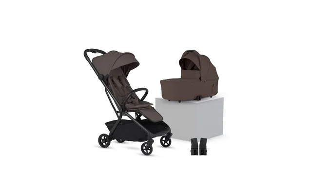 Silver Cross Nia Compact Travel Stroller Carrycot 6 Piece- Chocolate