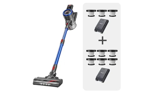 Vacuum Bundle Buture Jr700 Blue Vacuum 2 Batteries 9 Hepa Filters