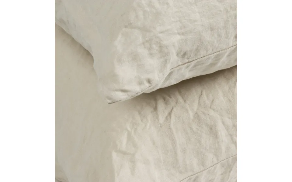 100% Linen Pillowcases By Dip & Doze Colour Oatmeal Size Standard