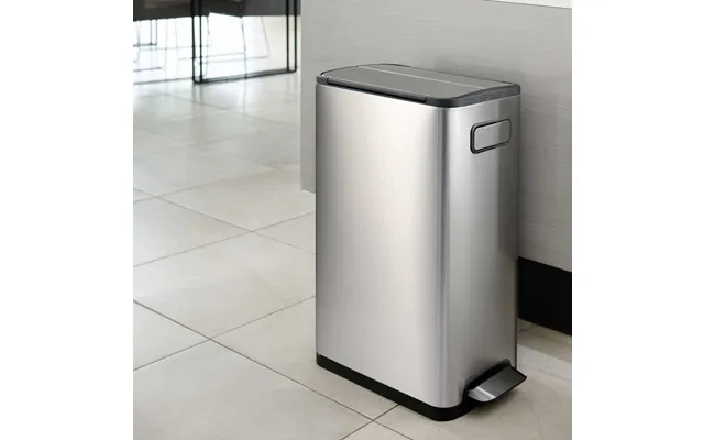Ecofly Recycling Bin - 20 20l By Eko Colour Option Stainless Steel