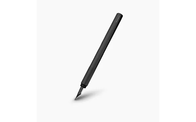 Fountain Pen - Black Steel By Wingback Nib Size Bold